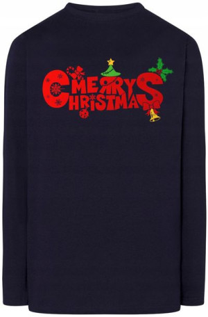 Wesołych Świąt Męska Bluza Longsleeve Rozm.L