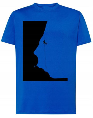 Wspinaczka modny T-shirt Lato Nadruk Rozm.4XL