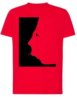 Wspinaczka modny T-shirt Lato Nadruk Rozm.M