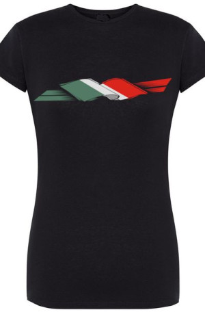 Włochy Damski Modny T-shirt Nadruk Rozm.L