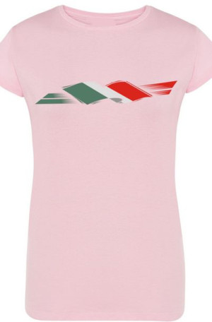 Włochy Damski Modny T-shirt Nadruk Rozm.XXL