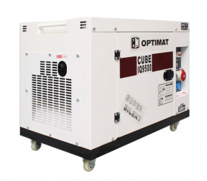 Generator Agregat Prądu AVR Diesel 9,5kW 230/400V OPTIMAT IQ9500 CUBE