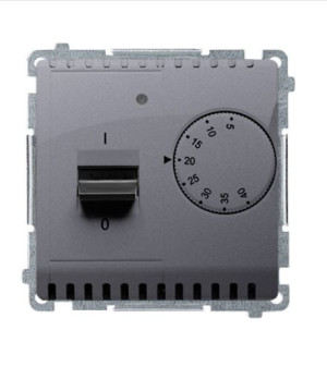 Regulator temp z czuj wewn srebny mat