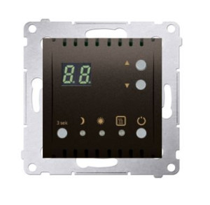 Regulator temp sonda wew złoty mat