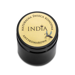 Świeca konopna antykomarowa India Cosmetics