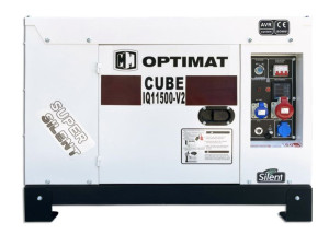 Generator Agregat Prądu AVR Diesel 11,5kW 230/400V OPTIMAT IQ11500-V2 CUBE