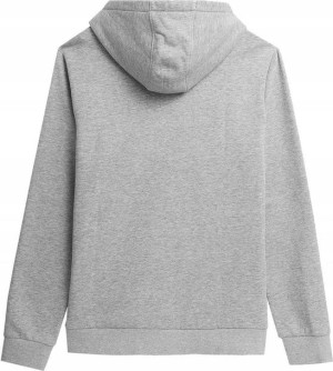 Bluza męska z kapturem 4F SS23TSWSM353 szara