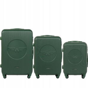 WINGS Zestaw Walizek SWALLOW DARMY GREEN SWL01 KPL