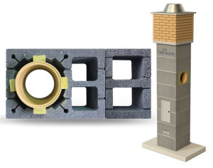 System Kominowy Ceramiczny KW2+W2 Ø 200 FIRE 14mb BKF