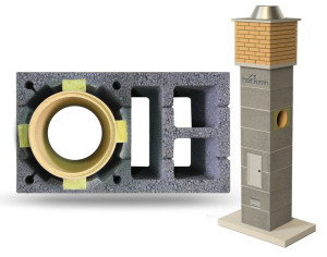 System Kominowy Ceramiczny KW3 Ø 180 FIRE 13mb BKF