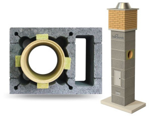 System Kominowy Ceramiczny KW Ø 160 FIRE 14mb BKF