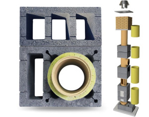 System Kominowy Ceramiczny KW+W3 Ø 160 UNIWERSAL SPECIAL 11mb BKU