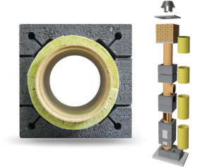 System Kominowy Ceramiczny K Ø 180 UNIWERSAL SPECIAL 6mb BKU