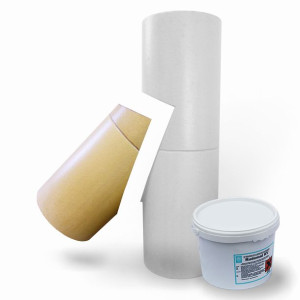 Zestaw naprawczy ceramiczny trójnika 45° Ø 200 + klej