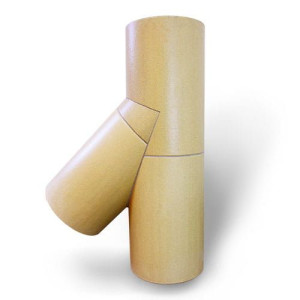 Trójnik ceramiczny 45° Ø 200 podłączenie komina