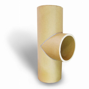 Trójnik ceramiczny 90° Ø 200 podłączenie komina