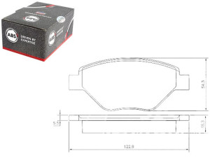 Klocki Hamulcowe Renault Megane Ii 1.4 02 A.b.s.