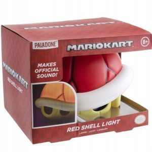 Lampka Mario Kart czerwona muszla z dzwiękiem