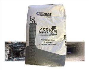 Masa uszczelniająca CERkom do renowacji kominów