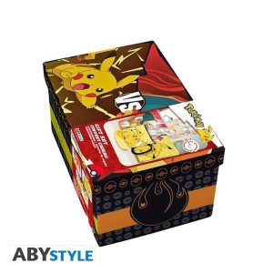 Zestaw prezentowy Pokemon Pikachu: szklanka, kubek termoaktywny, notatnik