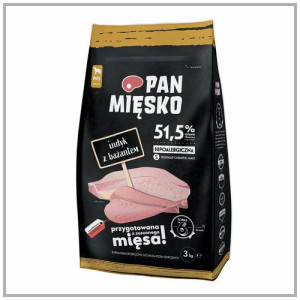 Pan Mięsko Indyk z bażantem 3 kg S