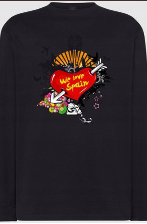 We Love Spain Bluza Longsleeve Modna r.S