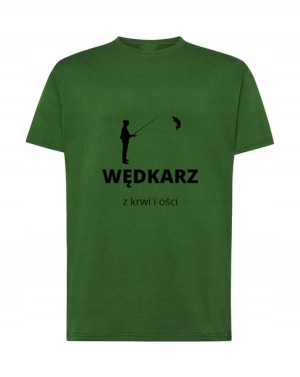 WĘDKARSKI T-Shirt Wędkarz z Krwi i Kości R.M