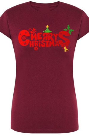 Wesołych Świąt Damski T-Shirt Prezent Rozm.L
