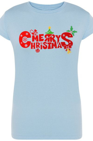 Wesołych Świąt Damski T-Shirt Prezent Rozm.M