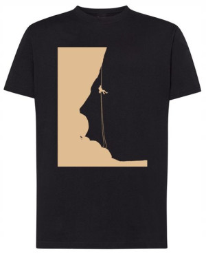 Wspinaczka modny T-shirt Lato Nadruk Rozm.XXL