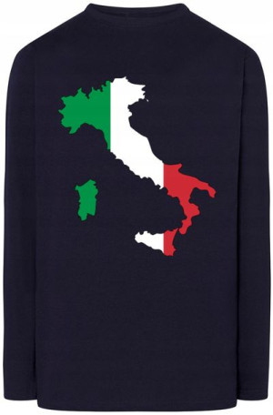 Włochy Flaga Męski Longsleeve Modny Rozm.L