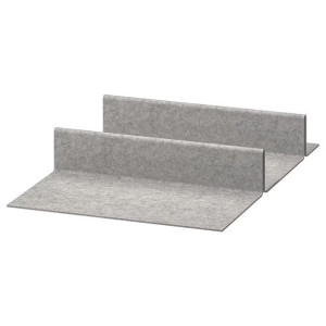 IKEA KOMPLEMENT Wkład na buty do wysuwanej tacy jasnoszary 50x58 cm