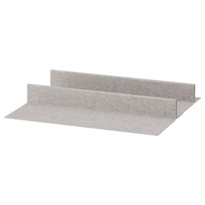 IKEA KOMPLEMENT Wkład na buty do wysuwanej tacy jasnoszary 75x58 cm