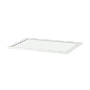 IKEA KOMPLEMENT Półka szklana biały 75x58 cm