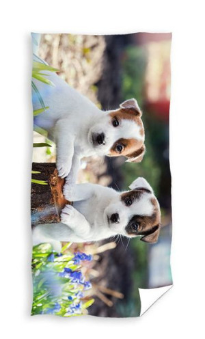 Ręcznik Kąpielowy 70x140 - Pieski Jack Russell Terrier
