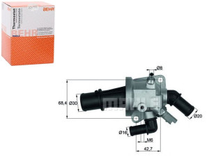 Termostat Opel 88c 1,3cdti 05- Behr