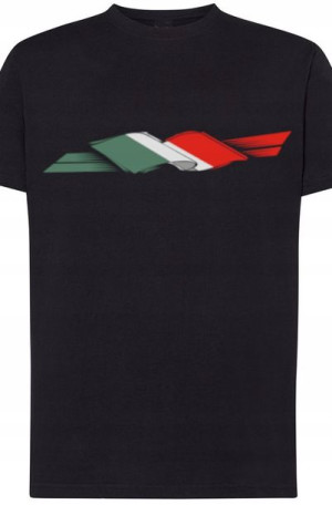 Włochy Flaga Męski T-Shirt Nadruk Rozm.5XL