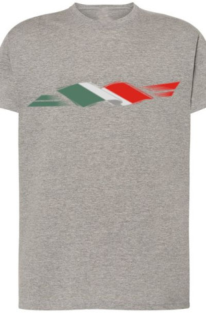 Włochy Flaga Męski T-Shirt Nadruk Rozm.L