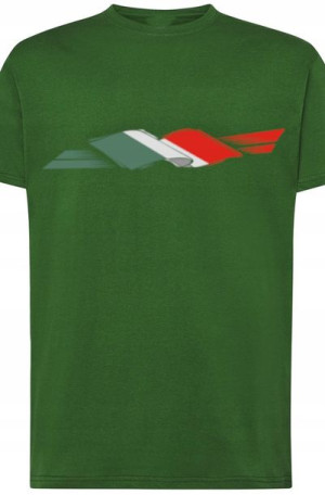 Włochy Flaga Męski T-Shirt Nadruk Rozm.XS