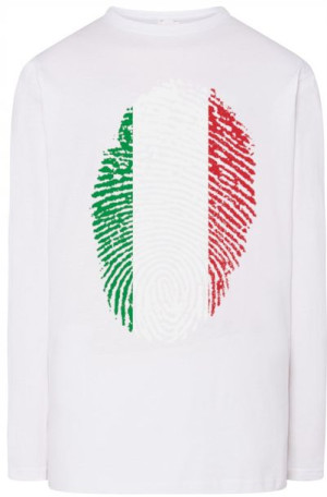 Włochy Flaga Odcisk Bluza Longsleeve Rozm.4XL