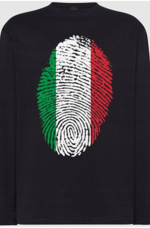 Włochy Flaga Odcisk Bluza Longsleeve Rozm.XXL