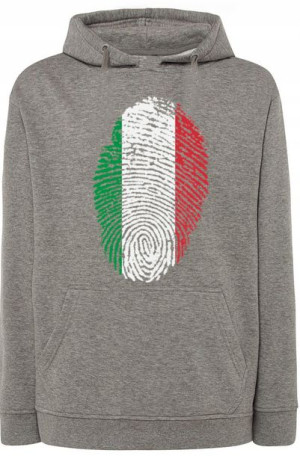 Włochy Flaga Odcisk Bluza Męska Modna r.3XL