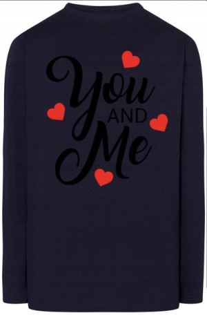You And Me Longsleeve Walentynki Modny r.3XL
