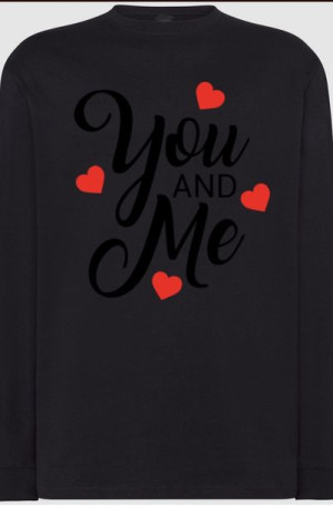 You And Me Longsleeve Walentynki Modny r.3XL