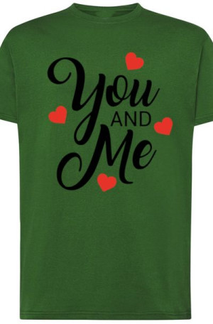 You And Me Walentynki T-Shirt Nadruk r.4XL