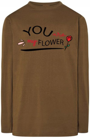 You Are My Flower Bluza Longsleeve Modna r.XS