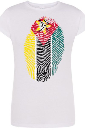 Zimbabwe Flaga Nadruk Damski T-Shirt r.S