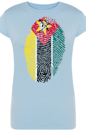 Zimbabwe Flaga Nadruk Damski T-Shirt r.S