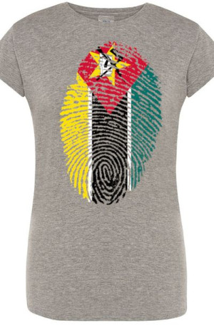 Zimbabwe Flaga Nadruk Damski T-Shirt r.S