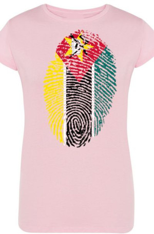 Zimbabwe Flaga Nadruk Damski T-Shirt r.XL